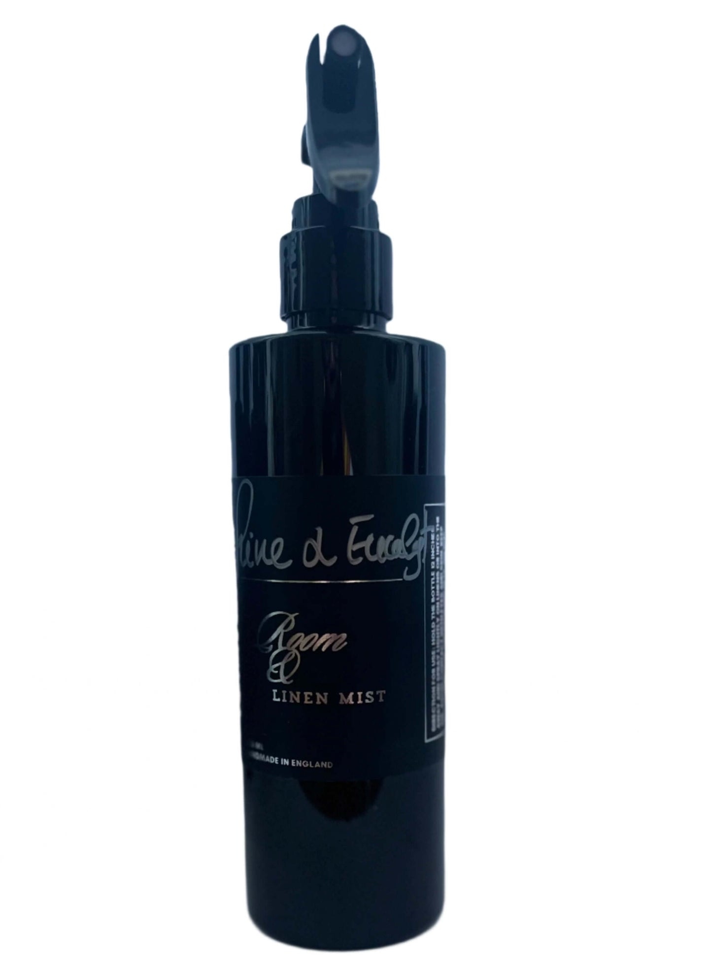 Pine & Eucalyptus Room & Linen Mist with fresh pine, eucalyptus, sandalwood, and aromatic woods for a crisp, long-lasting, clean scent.